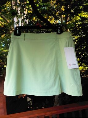 lululemon athletica Light Green Athletic Skort